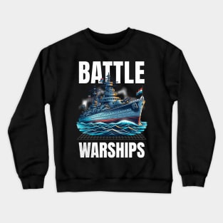 Battle Warship | T Shirt Design Crewneck Sweatshirt